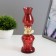 Kerosene lamp red 6x6x20 cm Risalux