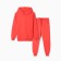 A set for a girl (sweatshirt, trousers) comb, red color, height 158 ​​cm
