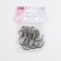Curtain hook, 25 × 39 mm, 10 pcs, silver color