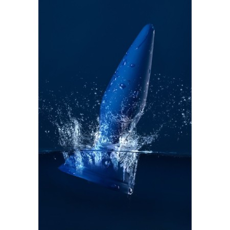 O’Play Unico anal vibrating tribe with a remote control, silicone, blue, 13.5 cm-16