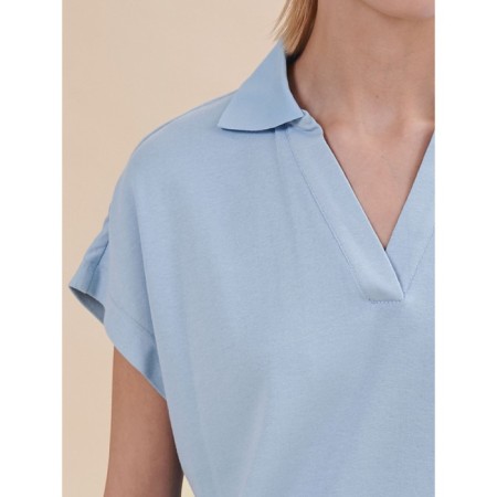 Polo female Pelican, size 44, blue color-3