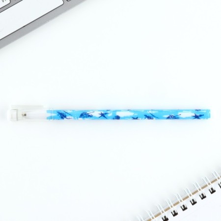 Blood Blue Paste Paste 0.5 mm with cap “Tanks” Plastic-4