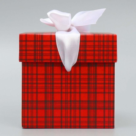 Folding box "Troika", 10 x 10x 10 cm, new year-5