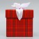 Folding box "Troika", 10 x 10x 10 cm, new year