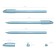 Ballic handle Erichkrause U-108 Pastel Stick 1.0, Ultra Glide, Blue Ink color
