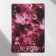 Pendant "Flower" Dream, white-pink color in gold, 40 cm