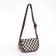 Bag-Cross-Bodi with a zipper, beige/brown color