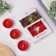 A set of tea candles flavored "flowering garden" in a gift box, 6 pcs