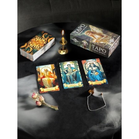 Tarot "Fest. Château de Tarot", fortune -tier cards, 78 l, card 6.3 x 12 cm, with a bag-1