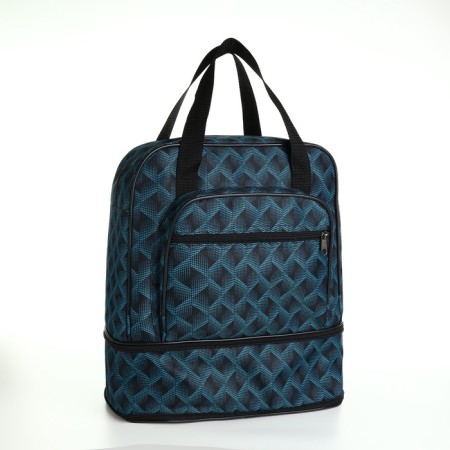 Lightning bag, with an increase, external pocket, beige color-2