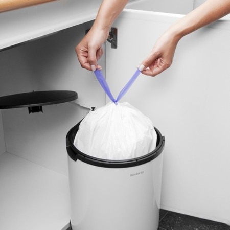 Brabantia garbage bucket, built -in, white color, 15 liters-2