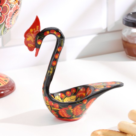 Candy "Swan", 14x11x7 cm, Khokhloma-6
