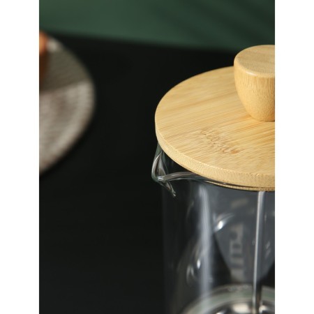 Know -hand teapot - Press Bellatenero "Eco Cork", 600 ml-4