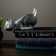 Figure "Cat Zagrok" Black/silver 11x9x18cm
