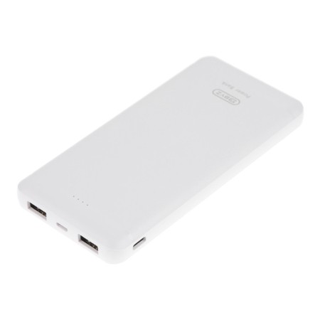 External BYZ W3, 10,000 mAh, 2 USB, 1 Type-C, 2.1 A, PD, white-1