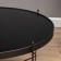 Coffee table "Uranus" YS-8483-40, black, glass 70x40 cm