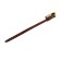 Collar zoonik "premium-classic" Leather double, 51-65 x 3 cm, cognac