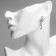 Earrings Metal Xuping chains, silver color