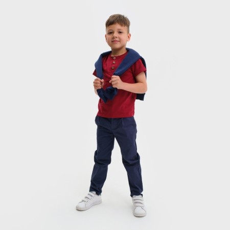 Jeans for the boy KAFTAN, size 34 (122-128 cm), blue color-4