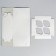 Packaging for cupcakes for 4 pcs, without a window, white 16 x 16 x 10 cm