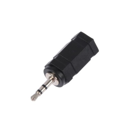 Rexant adapter, 2.5 mm (m) - 3.5 mm (F), stereo, plastic, black-1