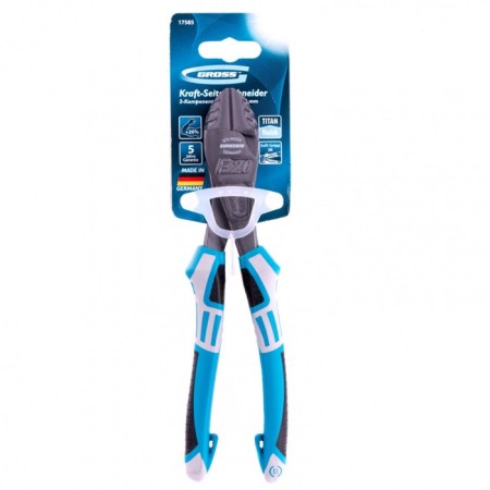 GROSS 17585 sidewalls, reinforced, three -component handles, 200 mm, steel 60-3