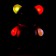 Toy "Happy Bear", works from batteries, dances, light and sound effects