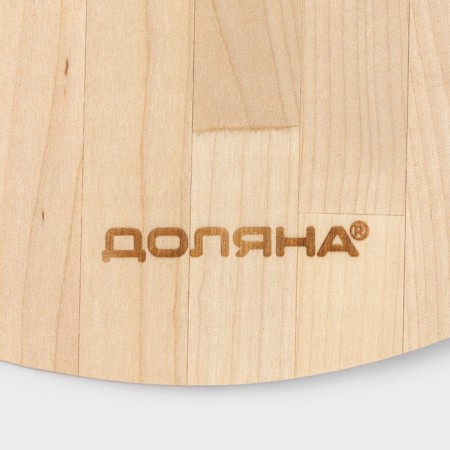 Board of a cut round with a gutter, d = 28x0.8, an array of birch-7