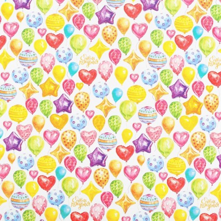 Glossy packaging paper “Happy Birthday!”, 70 x 100 cm-1