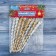 Christmas tree decoration "twisted icicles" (set 8 pcs) 12 cm, silver gold