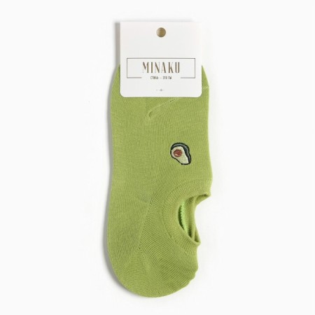 Women's socks shortened minku "avocado" color green, river 36-39 (23-25 ​​cm) 7488411-3
