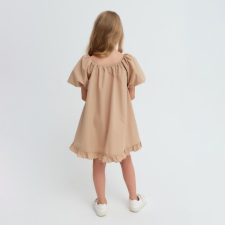 Платье для девочки KAFTAN "Cute", размер 34 (122-128), цвет бежевый-3
