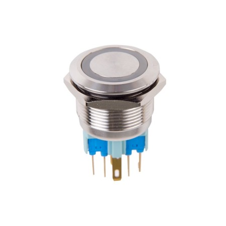 Anti-Vandal button Ø22 250V b/fix (6C) (ON) -OFF/(OFF) -on subvar/red rexant-3