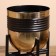 Kashpo on the stand "Twin" metal (set 2 pcs), diameter 23 and 19 cm