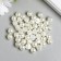 Buttons plastic for creativity on the leg "pearl ball" set of 50 pcs 1x1 cm