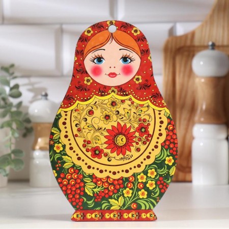 Board of cutting souvenir "nesting doll", 14.9 × 23 cm
