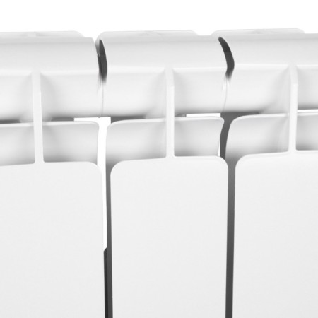 Aluminum radiator Stout Bravo, 500 x 80 mm, 6 sections, lower right connection-4