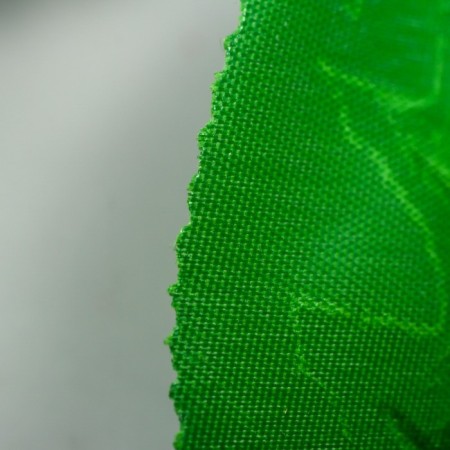 Decor for creativity "Three leaves" Green 7.5 cm-3