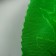 Decor for creativity "Three leaves" Green 7.5 cm