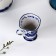 Coffee cup "silhouette" 7.5x6x6 cm gzhel