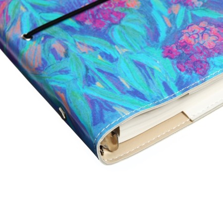 Note book A5, 160 sheets on the Daily Journal rings, Cover artificial leather, an illustration block 80 g/m2, mix-10