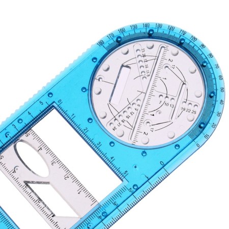 Drawing line for drawing figures, with a transporter, plastic-2