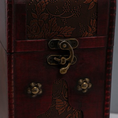 Casket Wood for a bottle "Flowering" 34x12x12.5 cm-3
