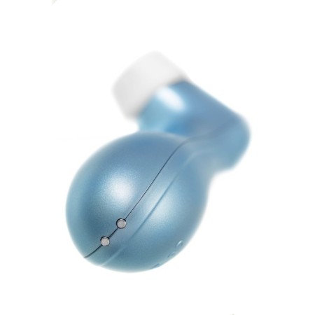 Vacuum-wave contactless stimulator of the Satiffyer Pro 2, 15 cm, silicone, silver color, blue-8