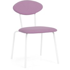 STULL OF A MARAL CAREN MAREON Metal/velor, white/purple 47x55x79 cm
