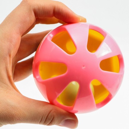Rattle "Tenderness: ball", 8 cm, crush me-5