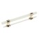 Cappio pk106 bracket handle, m/o 128 mm, d = 12 mm, plastic, phosphorus/gold color