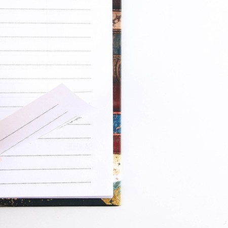 Diary in a gift box, A5, 80 sheets, a solid cover to the "Golden Teacher"-5