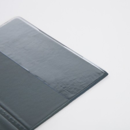 Cover for passport, with corners, red color-3