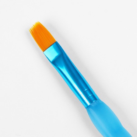A set of hands is nylon 5 pieces, flat, with colored handles, with rubber holders-2